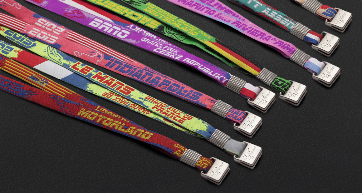 MotoGP Woven Lanyards 10mm
