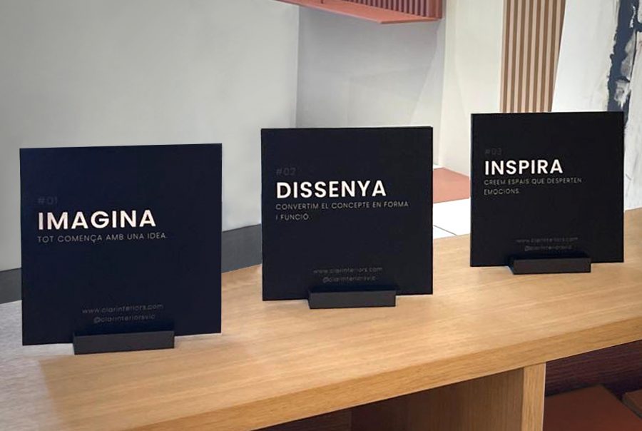 clar interiors sign holders