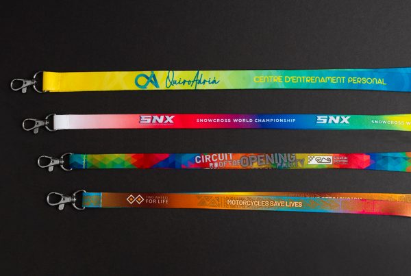 sublimated lanyards various clients