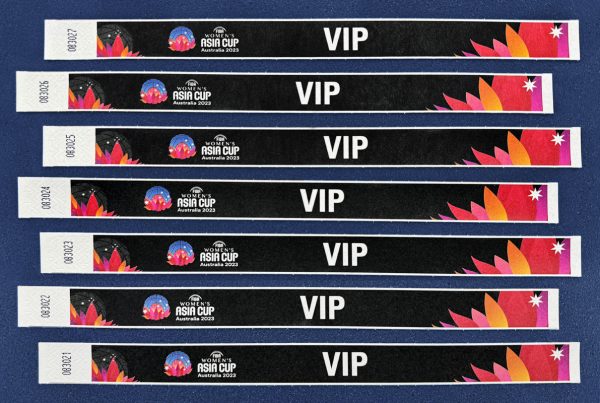 Women's Asia Cup Tyvek Wristbands 2023