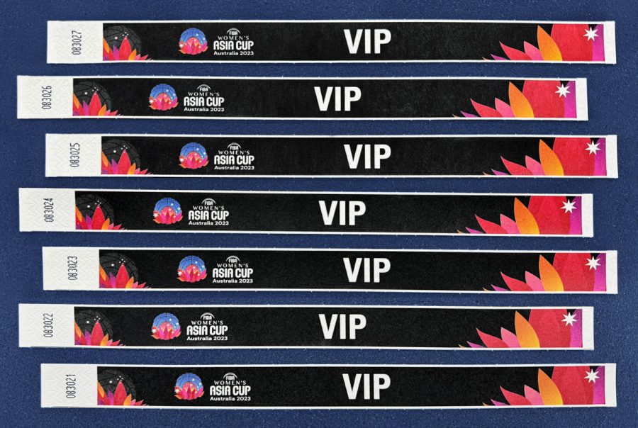 Women's Asia Cup Tyvek Wristbands 2023